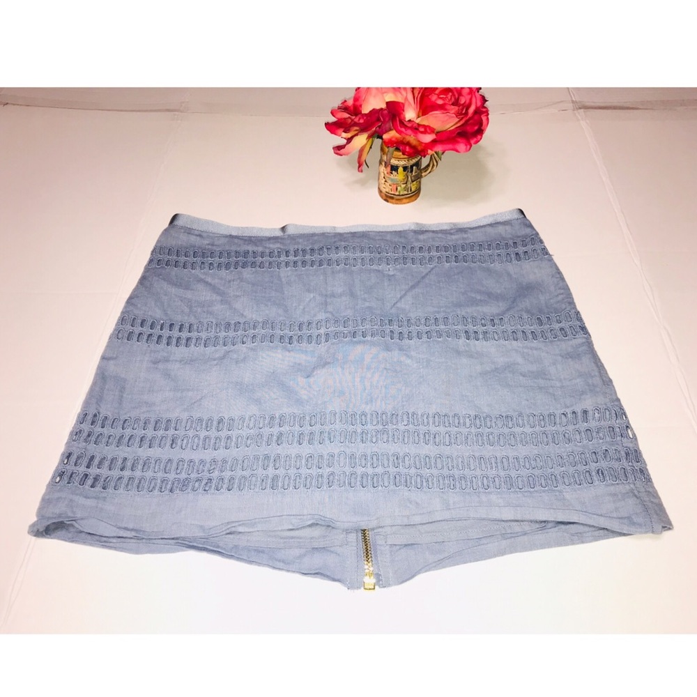 Gap Light Blue Mini Skirt